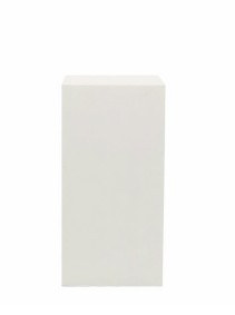 Showcase - white column rental in Milan Italy